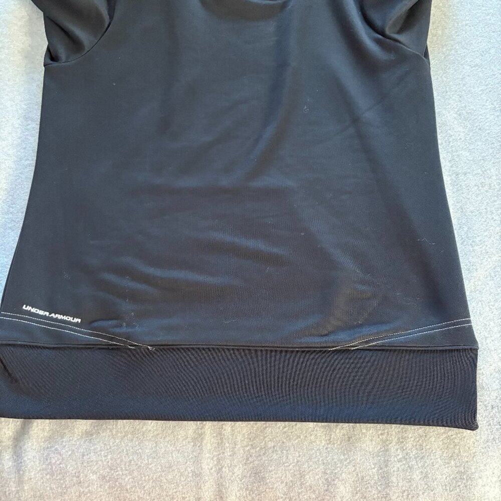Under Armour Women’s XL Black Pullover Hoodie Logo Kangaroo Pocket Athletic - Picture 9 of 12